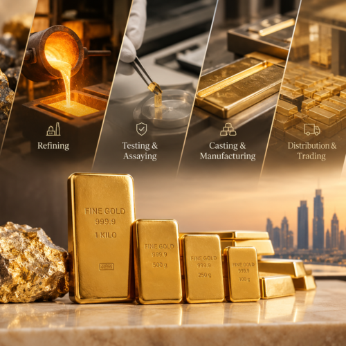 Gold Supply Chain in Dubai: From Refinery to Bullion